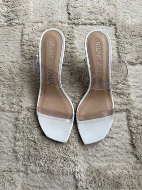 Stuart Weitzman Krystal Clear Sandal, 7.5B
